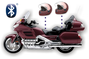 Honda Goldwing Bluetooth Extension-Set Ansteckversion mit Bügelmikrofon